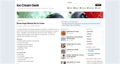 Desktop Screenshot of icecreamgeek.com