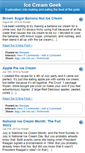 Mobile Screenshot of icecreamgeek.com